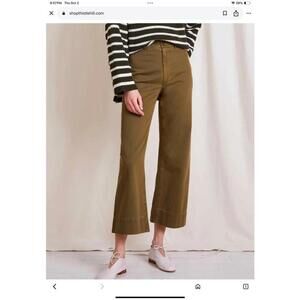 Excellent Condition Apiece Apart Merida Chino Pant olive green sz 14